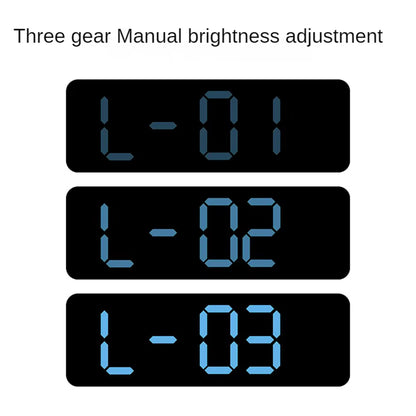 Elevate Your Space with the Large LED Digital Wall Clock – Featuring Temperature, Humidity, and Day Display